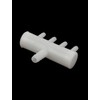 sourcing map Plastic 4 Way Aquarium Oxygen Pipe Hose Tube