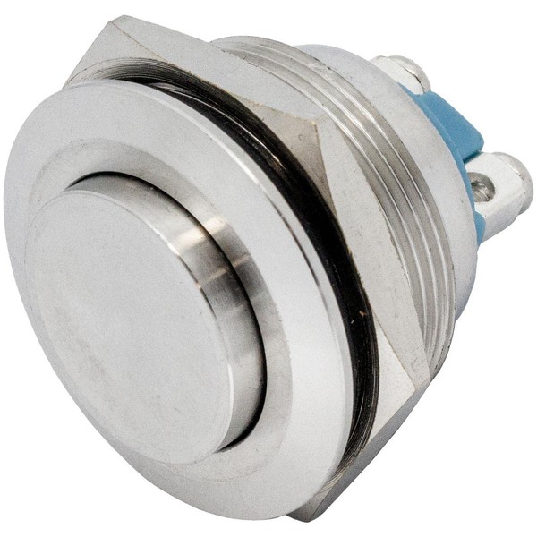 Lumonic Stainless Steel Push Button Raised 25 mm Diameter Button