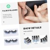 Vaguelly Colorful 3D Sequins False Lashes 2 Pairs Eye Makeup