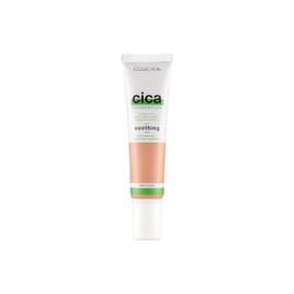 Collection Cosmetics Hydrating Medium Coverage Cica Foundation Infused with Anti-Redness, Vegan Foundation, 30ml, Maple
