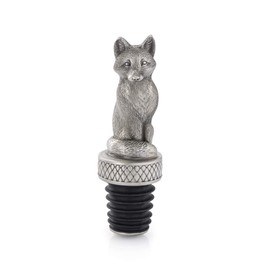 Royal Selangor Hand Finished Woodland Collection Pewter Fox Wine Stopper Gift