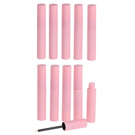 KALLORY 30 Piezas de Tubo de Rímel Vacío, Tubos de Brillo de LaBios Vacíos, Tubo de Delineador de ojos Rosa Vacío de 10 ml Para Aceite de Ricino Casero, Botella Dispensadora Con Gotero Para pe Stañas