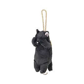 Libuhaato Reel Mascot Kubinekko Mineko (Total Length Approx. 5.9 inches (15 cm) Key Chain 87033-74
