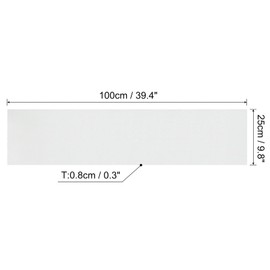 PATIKIL 39.4"x9.8" Magnetic Vent Cover, Floor Wall Air Registers Cover Strong Magnet Vent Blocker for Home RV HVAC Fireplace Furnace, Silver