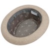 LIERYS Uni Structure Pork Pie Linen Hat - Plain Hat