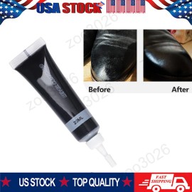 zoo3026 20ml Advanced Leather Repair Filler Vinyl DIY Car Seat Patch Sofa Rip Hole Black