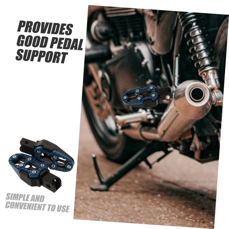 FUNOMOCYA Mini Bike Foot Pegs Aluminum Alloy Motorcycle Accessories Easy