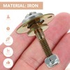 ULTECHNOVO 4pcs Rocking Chair Bearing Connecting Piece Practical Iron Replacement