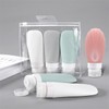 Baoton 4Pcs Travel Bottles for Toiletries 7Pcs Compression Towel, 2oz