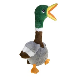 KONG - Shakersª Honkers Duck - Plush Dog Toy for Tugging and Shaking, with Squeaker- for Large Dogs