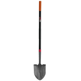 HANTOP Heavy Duty Round Point Digging Shovel with Long Fiberglass Handle Garden Shovels Spade for Digging,Planting, Transplanting,58 inches