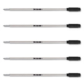 Quality Ballpoint Pen Refills, 8513 Cross Compatible (5 x BLACK INK)