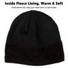 Oversize XXL Mens Beanie Hat for Big Heads 23.6"-25.6", Large
