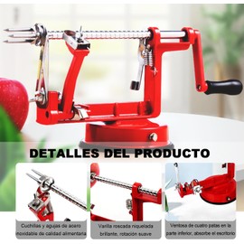 Pelador de Manzana, Pelador de Manzanas Rebanador Descorazonador