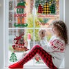 20 Pieces Christmas Wall Stickers Christmas Window Clings Decals Decoration