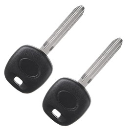 ANGLEWIDE Car Transponder Keys for Toyota Camry for Corolla for RAV4 for Tacoma Tundra Matrix Sequoia Sienna Tacoma Tundra Avalon FJ Cruiser Highlander Solara Venza Yaris 2003-2012 2 Pcs