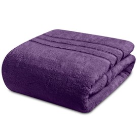 Towelogy® Bath Towels Set for Bathroom (70 x 120cm, Pack of 1) 100% Egyptian Cotton Zero Twist Towels Durable & Fade Resistant | Oeko-Tex Certified & Eco-friendly (1, Plum)