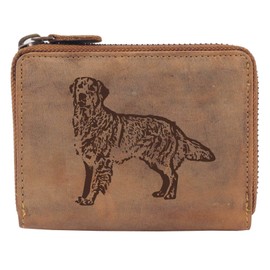 Greenburry Vintage Women's Purse with Dog Motif 13 x 10 x 3 cm, Golden Retriever, Vintage
