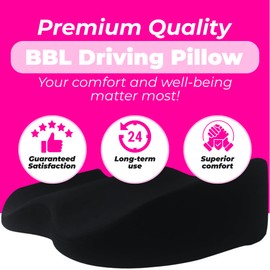 BBL Pillow After Surgery for Sleeping,BBL Driving Pillow,Sitting After Surgery for Brazilian Butt Lift Support Cushion, BBL Pillow for Car