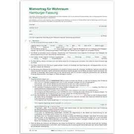 RNKVERLAG 526 – Rental Agreement for Living Room Hamburg Socket, 12 Pages, Format DIN A4, 1 Piece