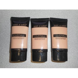 wet n wild ONE PC WET N WILD COVERALL CREAM FOUNDATION 1.0fl oz *UNSEALED* *SEE VARIATIONS* - 818 Light/Medium  UPC 1815