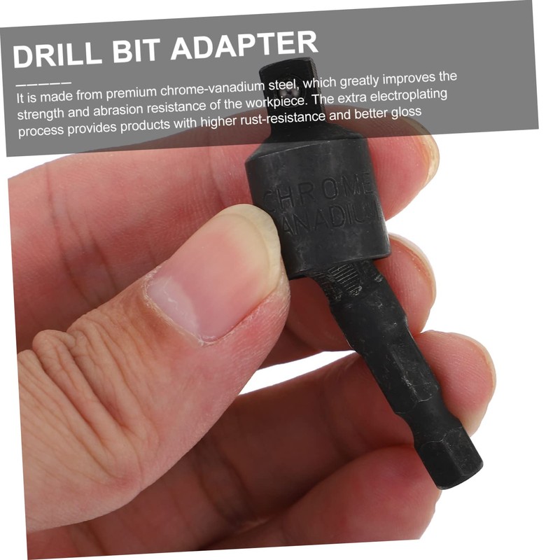 Gadpiparty 2Sets Rotatable Drill Socket Adapter Wobble Socket Extensions for