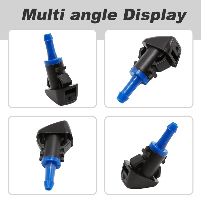 DUZFOREI 68024312AB 2PCS Windshield Washer Nozzle Replacement for Chrysler 200