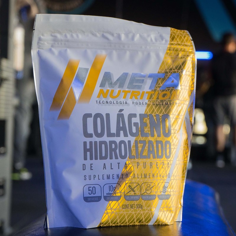 Meta Nutrition, Colágeno Hidrolizado Español, de Alta Pureza, 500 g.