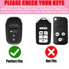 YILINXI Compatible with Honda Key Fob Cover with Diamond Perfume