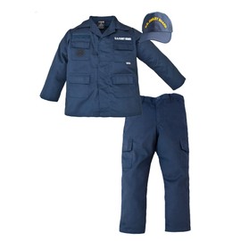 Trooper Clothing Coast Guard 3 Piece Trooper Set w/10 Pockets, Extra Small, Navy Blue, 165:165-XS
