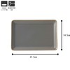 Edgeline Rectangular Plate M, Gray