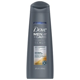 Dove Men + Care Dermacare Scalp - Anti-Dandruff Shampoo + Conditioner 2 in 1 - Dryness + Itch Relief - Net Wt. 12 FL OZ (355 mL) Per Bottle - Pack of 2 Bottles
