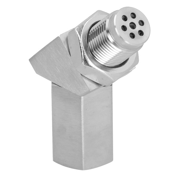 Aramox Adaptador de Sensor de Oxígeno 45° M18x1.5, 2 Unidades,