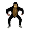 Foxxeo Black Brown Gorilla Costume for Adults, Size: XXXXL