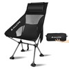 Camping Chairs,Portable Camping Chair for Adults with Headrest,Lawn Chairs Beach