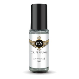 CA Perfume Impression of C Klein One For Women & Men Replica Fragrance Body Oil Dupes Alcohol-Free Essential Aromatherapy Sample Travel Size Concentrated Long Lasting Attar Roll-On 0.14 Fl Oz/4ml-X1