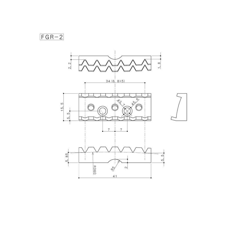 Gotoh Floyd Rose Lock Nut 41mm Chrome - Front Screw