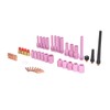 46Pcs TIG Welding Accessory Kit Collet Lens Tool Set for