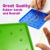 6 Pack Double-Sided Geoboard Mathematical Manipulative Material Array Block Geo