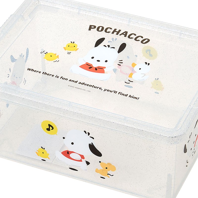 Sanrio 722359 Pochacco Storage Case, Small, Stacking Accessory Case