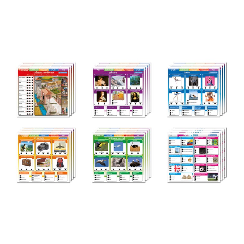 CLEMENTONI Challenge of Knowledge Master Educational Games for Children -