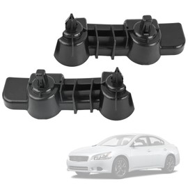 Getfarway A Pair Left & Right Side Front Bumper Brackets Plastic Black 62221-9N00A 62220-9N00A Compatible with Nissan Maxima Sedan 2009-2015