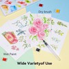 MeiLiang Solid Watercolor Set with Brush (36 Colors) Palette Gum