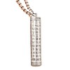 Rockyu Amulet Necklace, Men's, Long Necklace, Sutra Pendant, Openable Capsule,