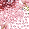 Pack of 1440 Glitter Stones Pink, 2.7-2.8 mm Sparkling High-Quality