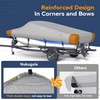 Nukugula Heavy Duty 1200D Solution-Dyed Polyester Boat Cover with Storage