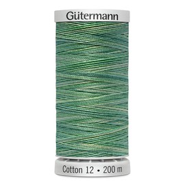 Gutermann No 12 Sulky Cotton Embroidery Thread 4015-200 Metres - Each