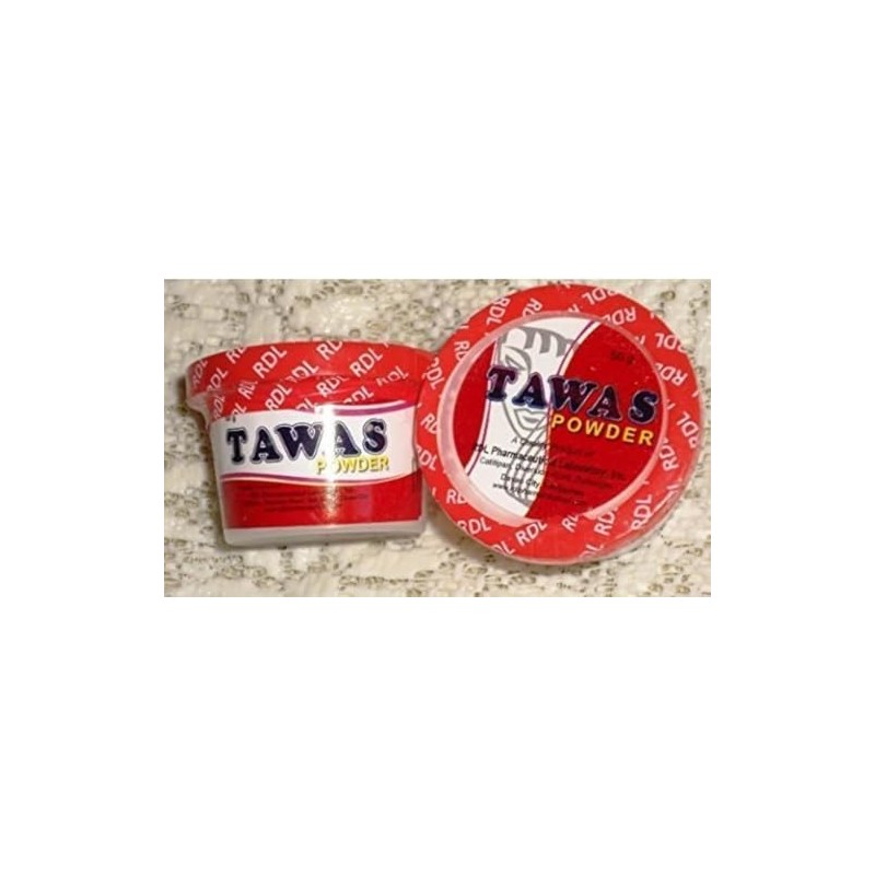RDL Tawas Powder (Alum Powder) 50 Grams (Red) by RDL