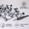 SKIR'CO (Pack of 100) Galvanized Roofing Screws 4.8 x 35mm