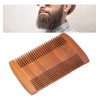 Veraly Kit 5p Cuidado De Barba Cepillo Bambú Tijera Navaja